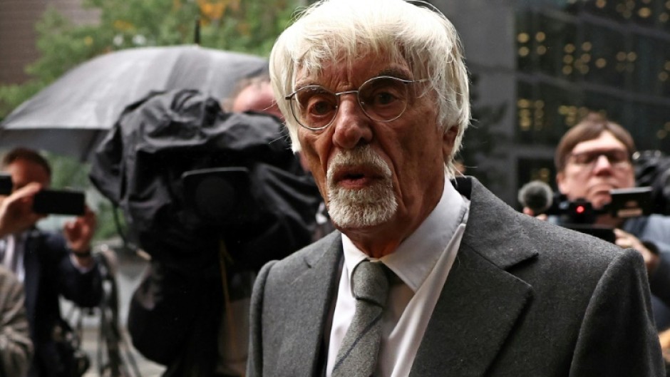 Ex-Formula One chief Bernie Ecclestone arrives at Southwark Crown Court in central London