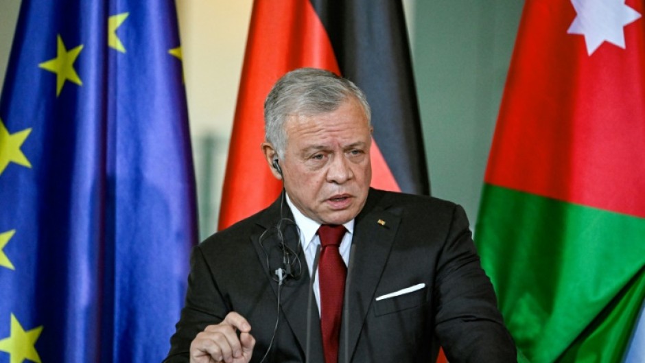 Jordan's King Abdullah II warned the Middle East was 'at the brink of falling into the abyss'