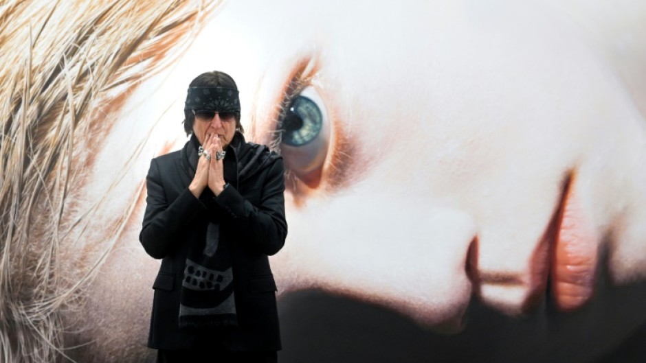 Austrian-Irish artist Gottfried Helnwein, who is famous for his hyperrealistic paintings