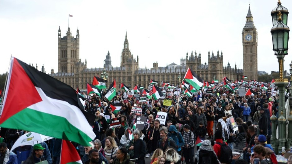 London's Metropolitan Police deployed more than 1,000 officers to patrol the march