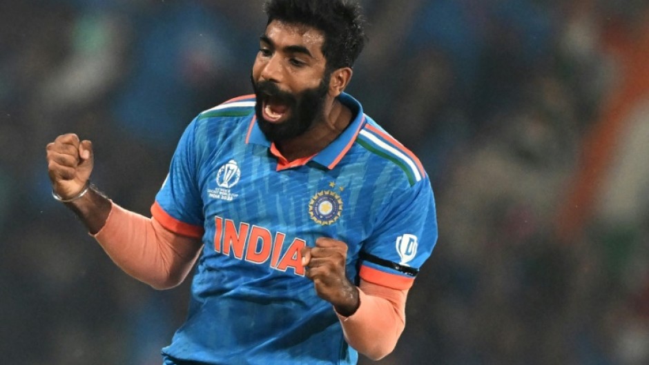 Dangerman: India's Jasprit Bumrah celebrates after taking the wicket of England's Joe Root 