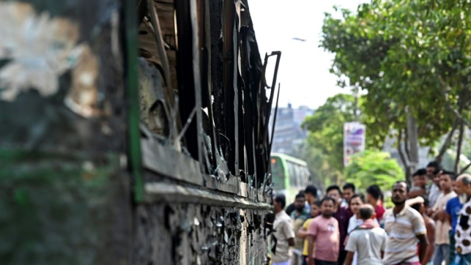 Protesters in Bangladesh have been demonstrating against the prime minister ahead of upcoming elections due before the end of January