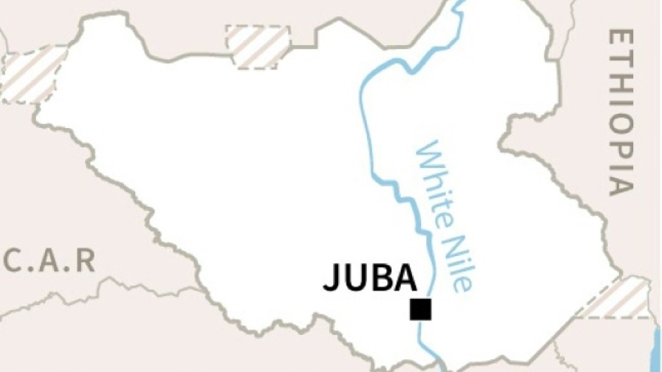 Map of South Sudan