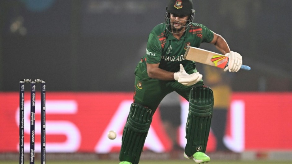 Controversial: Bangladesh captain Shakib Al Hasan broke a finger while batting against Sri Lanka and will miss the rest of the World Cup