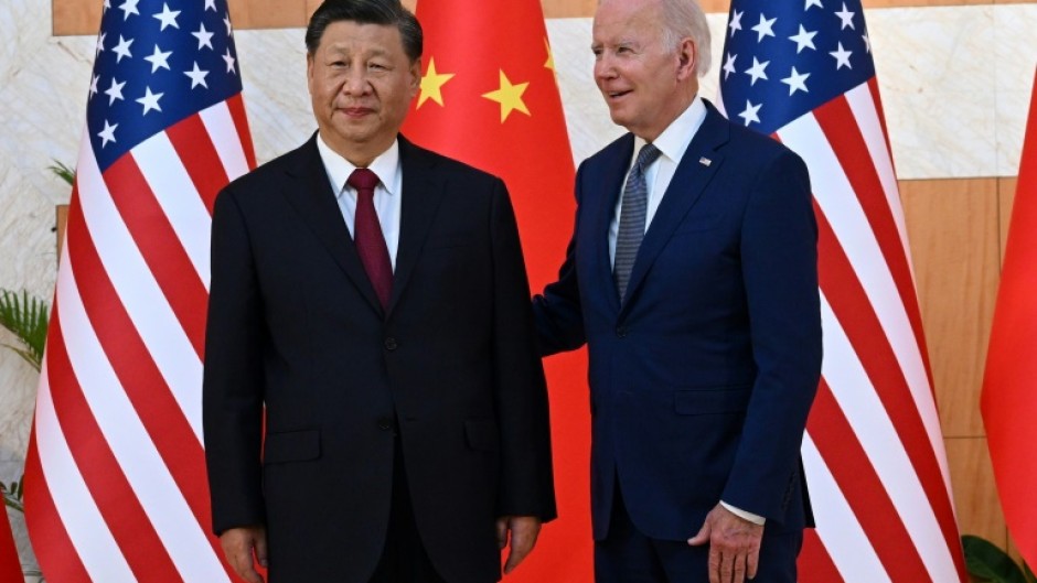 US President Joe Biden and China's President Xi Jinping meet on the sidelines of the G20 Summit in Bali in November 2022