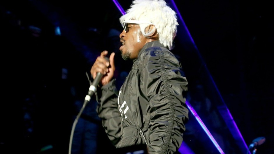 Rapper Andre 3000, shown here performing as a member of Outkast in 2014, will release a new ambient album focused on woodwinds