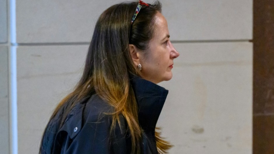 US Director of National Intelligence Avril Haines arrives for a briefing at the US Capitol in October