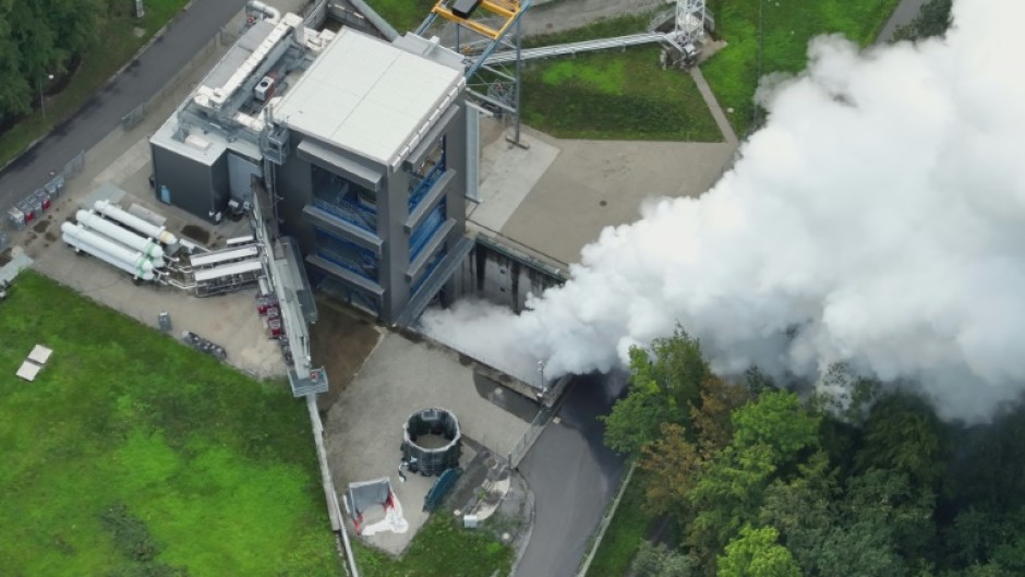 The hot-fire test at Europe's Spaceport in French Guiana 'simulated a complete launch sequence'