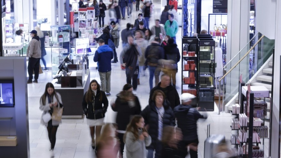 A shot of early morning Black Friday Sales at Macy's herald square on November 24, 2023 in New York City