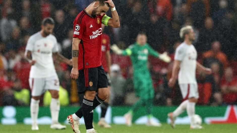 Bruno Fernandes and his Manchester United team-mates face a hostile reception at Galatasaray