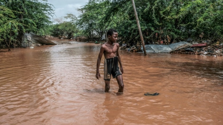 Save the Children said half of those displaced by devasting flooding in Somalia are children 