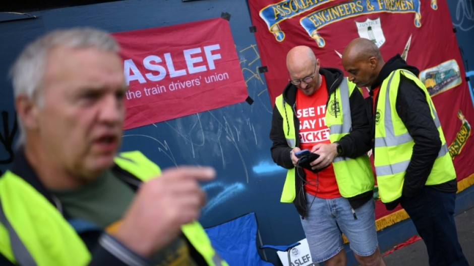 Members of the Aslef trade union representing train drivers rejected a new pay offer