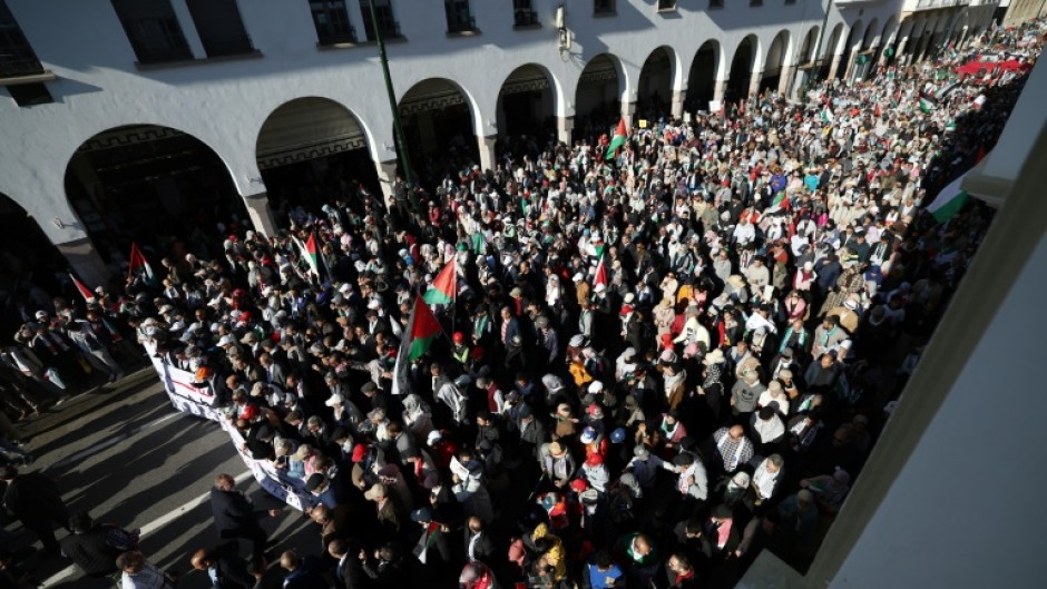 There have been regular protests in Morocco since the Israel-Hamas war began