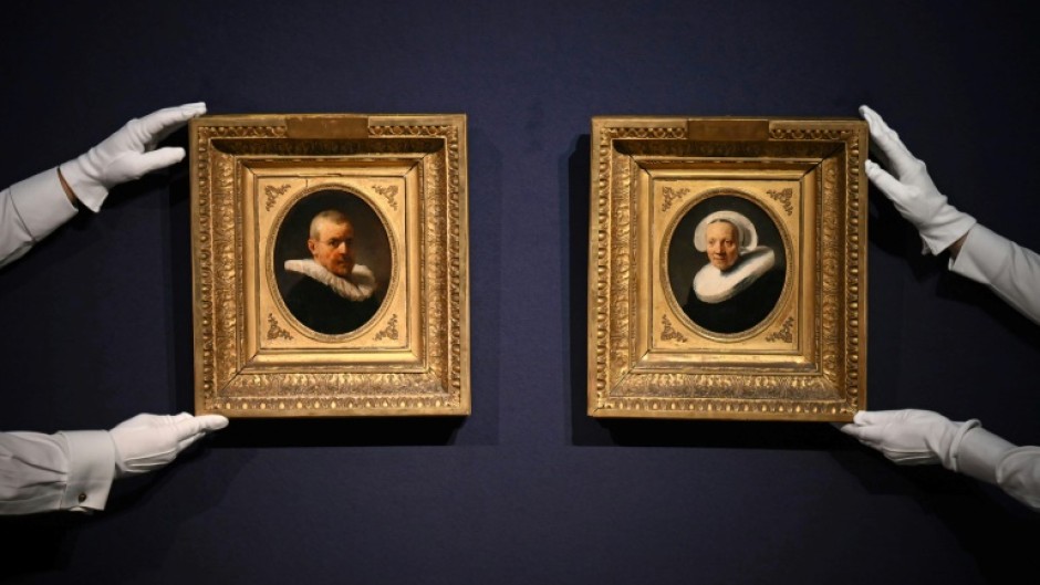 The portraits are the smallest Rembrandt painted