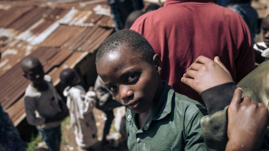 Children in a poor neighbourhood of Bukavu have few prospects ahead of them