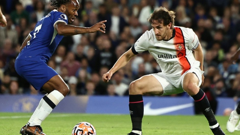 Luton captain Tom Lockyer (right)