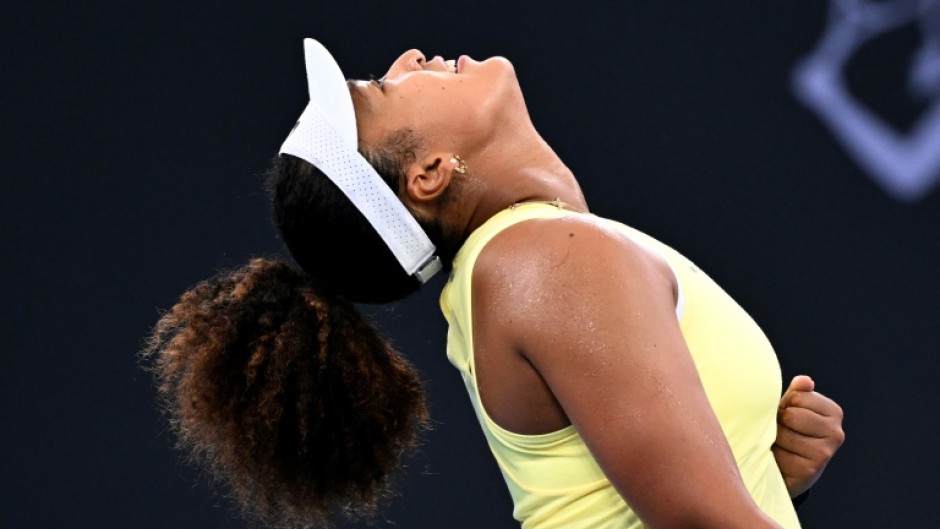 Japan's Naomi Osaka won her comeback match at the Brisbane International