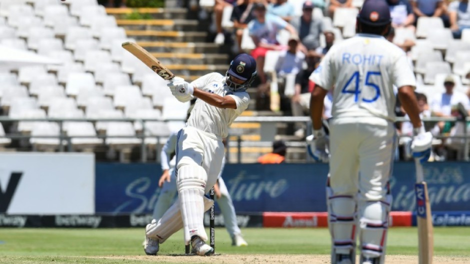 India's Yashasvi Jaiswal (L) led the charge with 28 as India levelled the two match Test series with South Africa