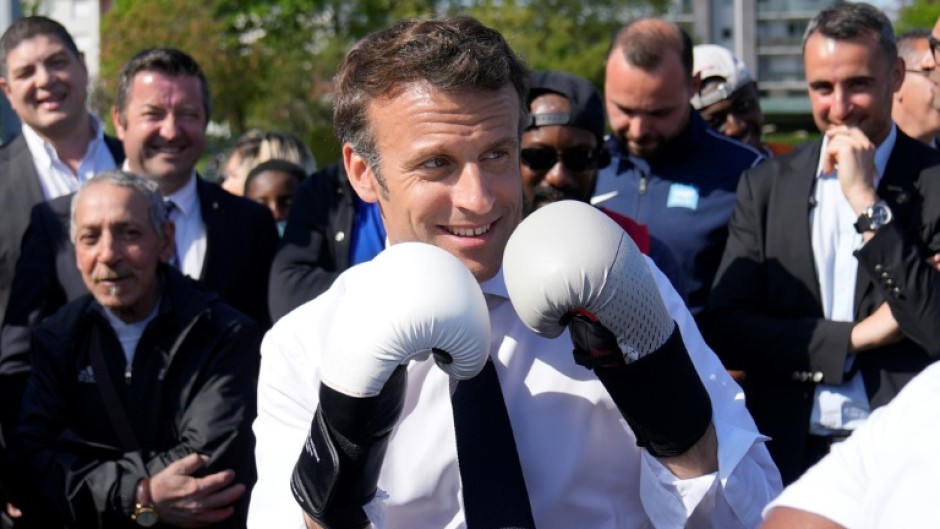 Macron has been credited with a 'fast and energetic' jab