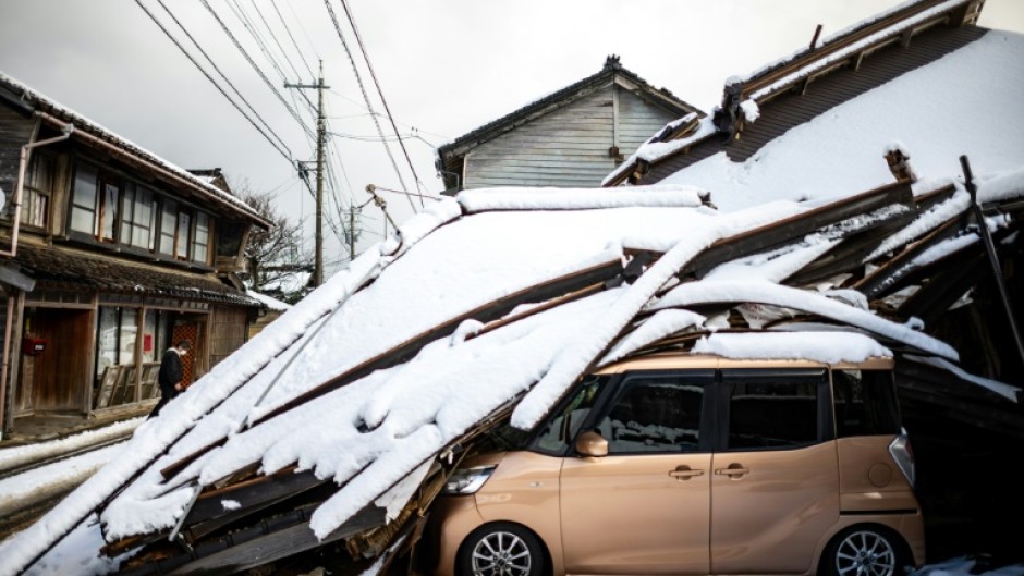 Fresh snow has made relief efforts in Japan even harder