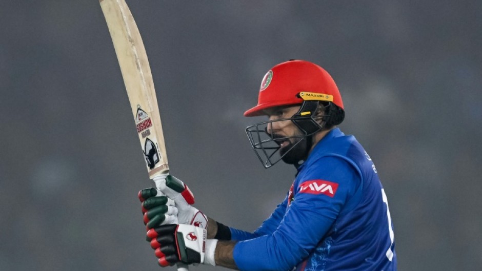 Mohammad Nabi hammered a rapid 42 to take Afghanistan to 158-5 against India in the opening T20 in Mohali