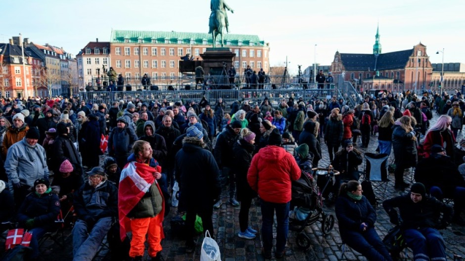 More than 100,000 people gathered in the streets for the event