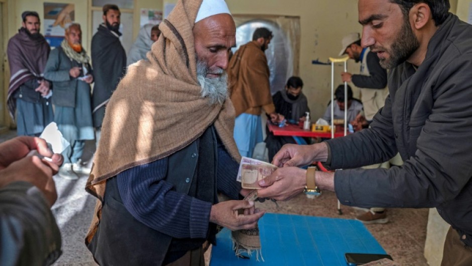 The World Food Progamme gives cash handouts of 3,200 Afghanis ($45), but has been forced to tighten eligibility criteria due to funding shortages