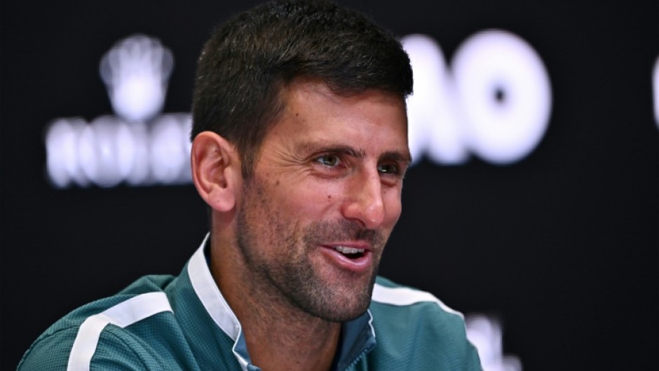 Novak Djokovic is preparing to defend his Australian Open title