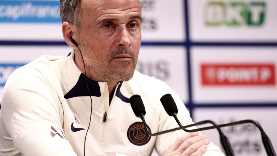 Paris Saint-Germain manager Luis Enrique 