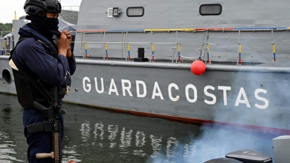 Some 70 percent of cocaine thatt arrives in Europe comes from Ecuador, according to a coast guard official