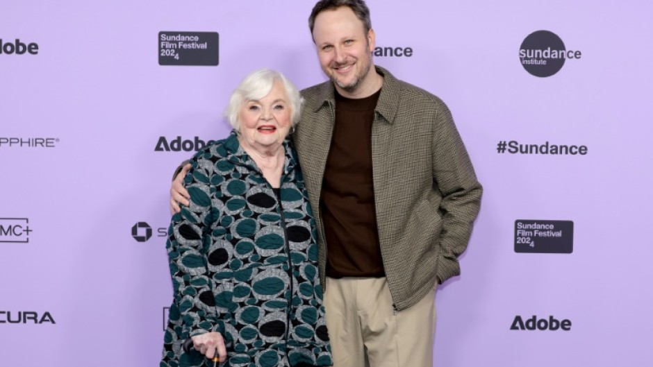 June Squibb and Josh Margolin attend the "Thelma" Premiere during the 2024 Sundance Film Festival at The Ray Theatre on January 18, 2024 in Park City, Utah