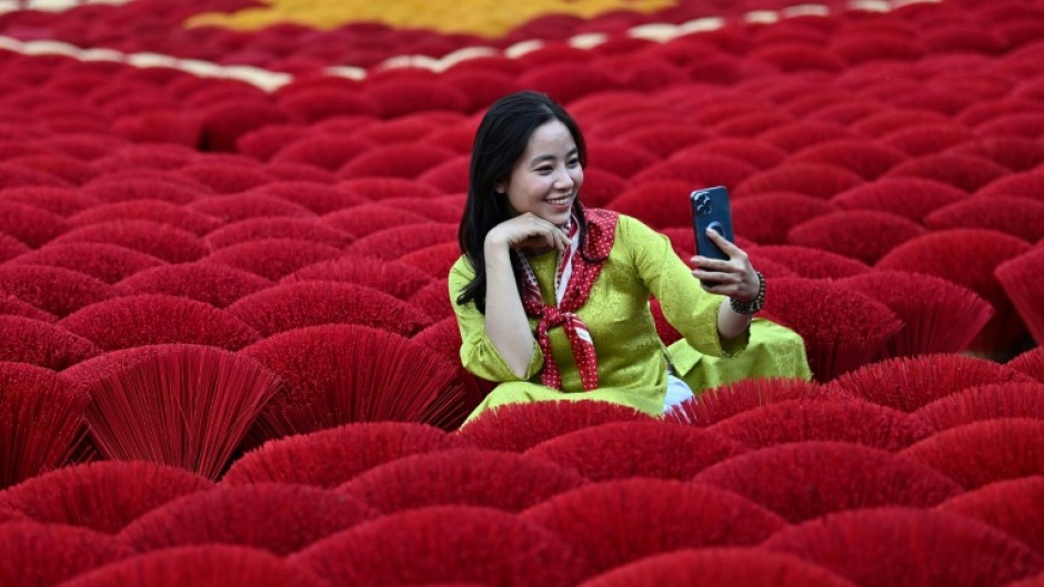 Quang Phu Cau, on the outskirts of Hanoi, has become a hotspot for tourists eager to snap pics of Vietnam's ancient incense stick trade