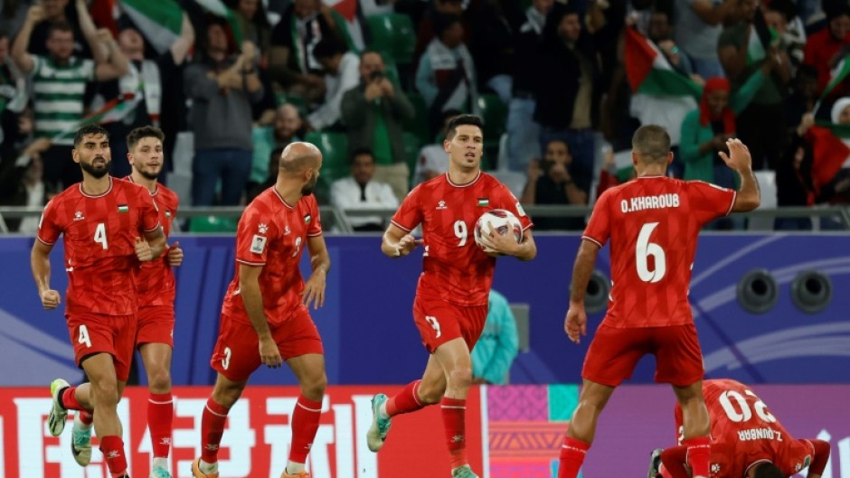 Tamer Seyam scored in Palestine's 4-1 loss to Iran in the opening game