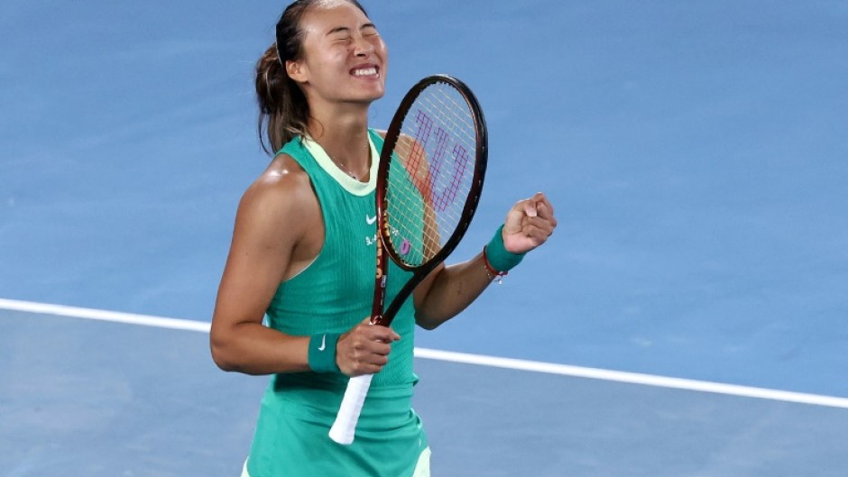 China's Zheng Qinwen will make her debut in a Grand Slam final at Melbourne Park