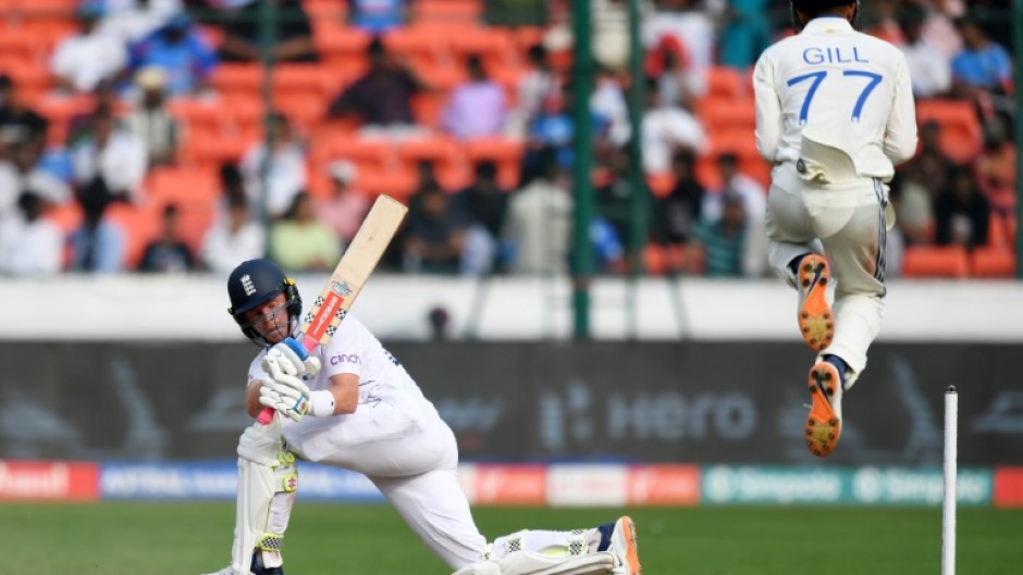 England's Ollie Pope (L) took apart India's illustrious bowling attack