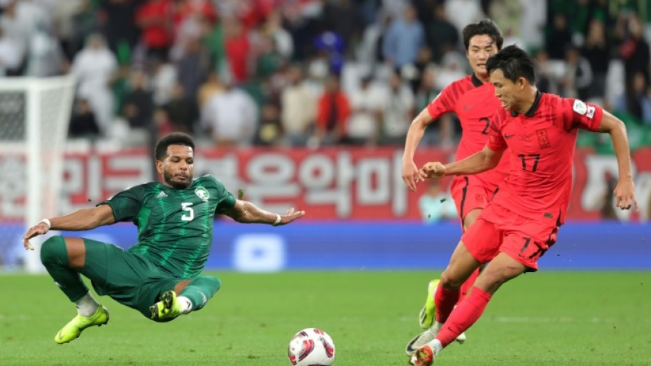 Saudi Arabia and South Korea met in the last 16 of the Asian Cup in Doha on Tuesday