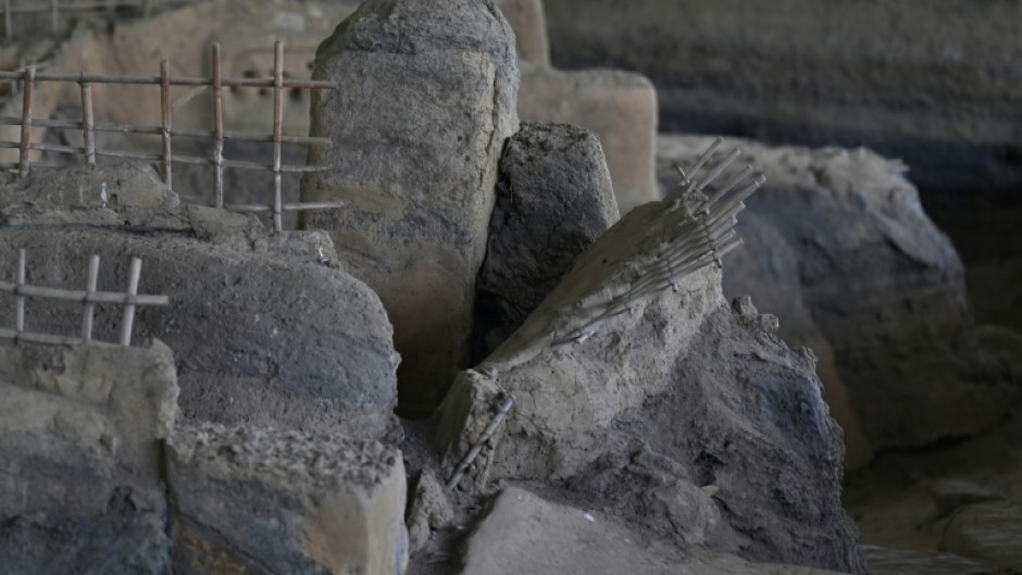 A pre-Hispanic building at El Salvador's UNESCO-listed Joya de Ceren
