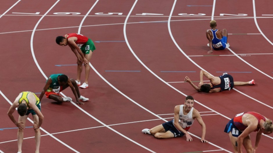 Athletes push themselves to the limit, as seen here at the 2020 Tokyo Olympics, which were the hottest on record 