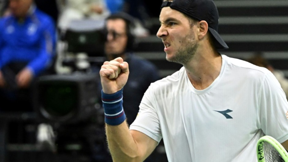 Jan-Lennard Struff helped Germany advance to the Davis Cup finals with victory over Hungary