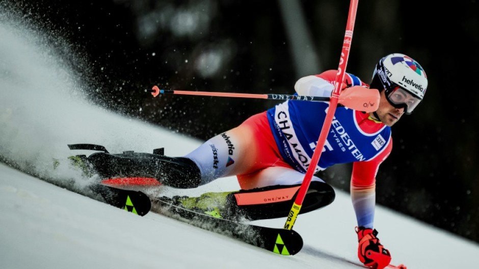 Daniel Yule came from 30th to win the men's slalom at Chamonix