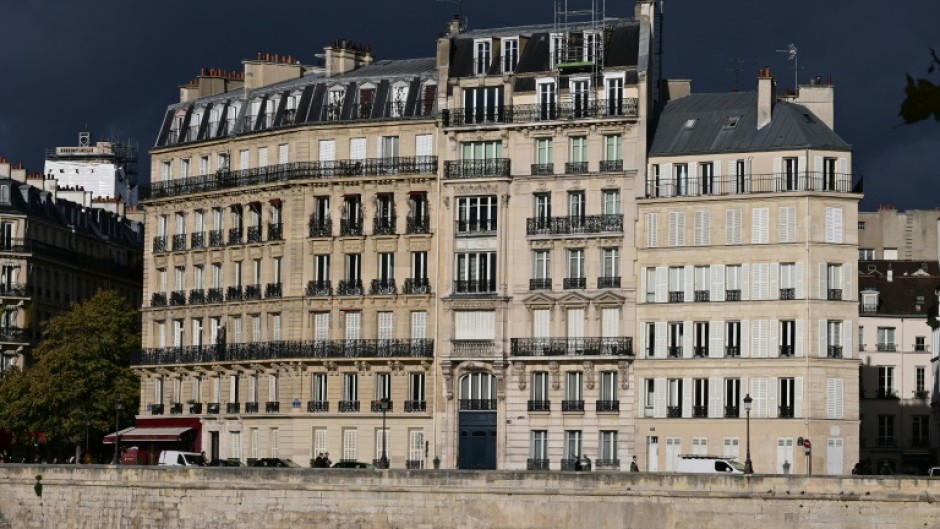 Apartment blocks such as these will overlook the Olympics opening ceremony on the river Seine on July 26