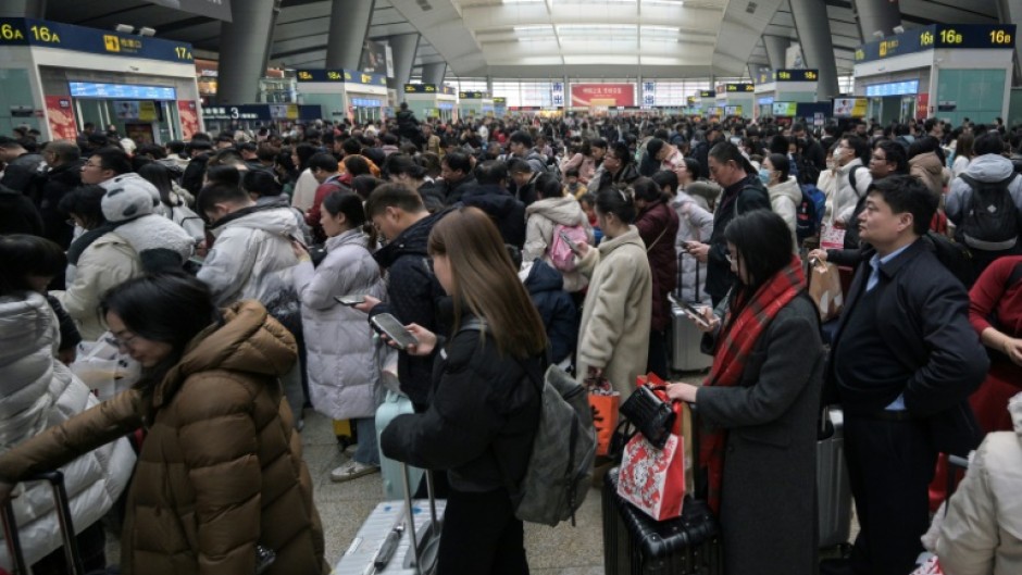 Analysts pointed to data showing a 61 percent year-on-year rise in rail trips made in China during the Lunar New Year holiday as being a positive sign