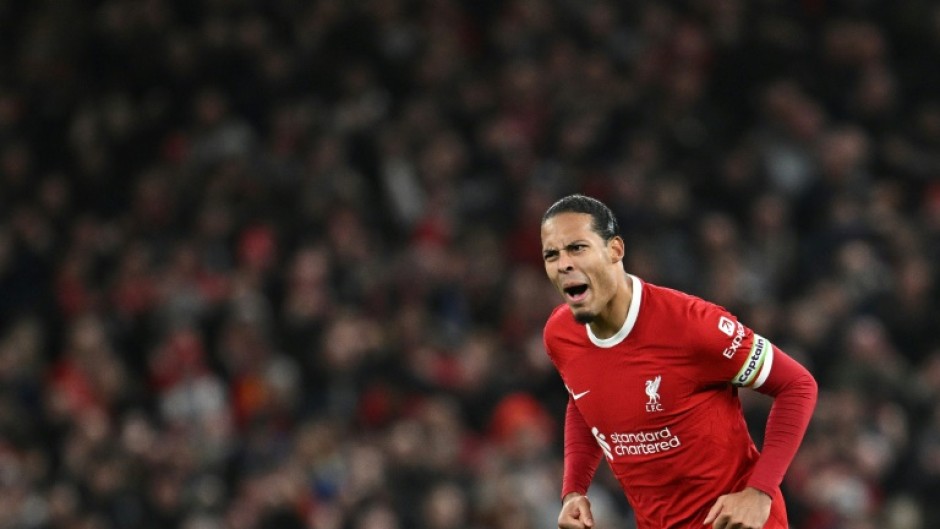 Virgil van Dijk started the Liverpool fightback against Luton