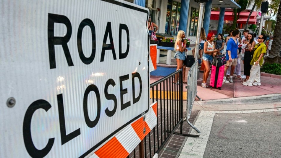 The City of Miami Beach closed the streets in South Beach during this Spring Break weekend on March 8, 2024