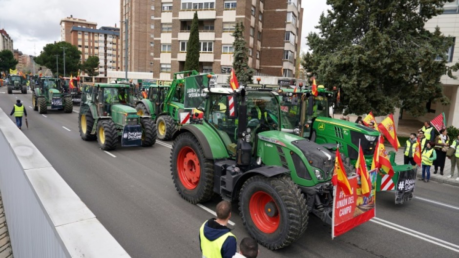 Demonstrations by farmers have taken place in recent weeks across Europe, including in Spain