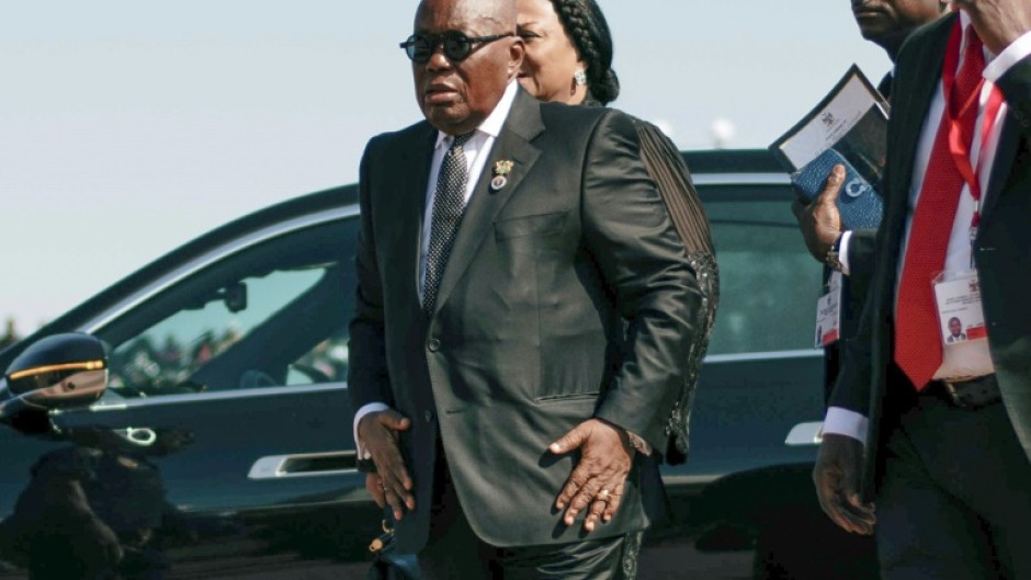 The squabble comes as Ghana President Nana Akufo-Addo prepares to step down after two terms in offfice