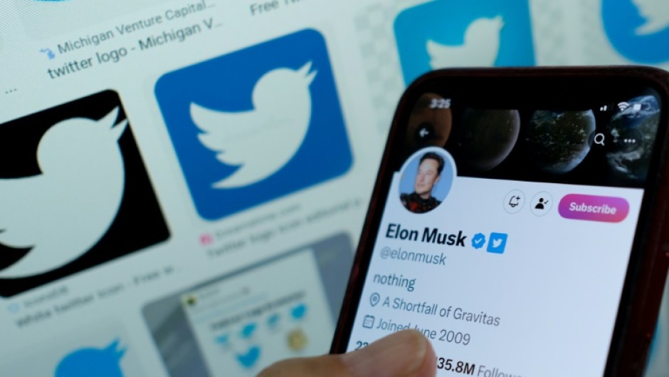 Blue ticks return, for some -- Elon Musk's blue tick next to his name on a smartphone in 2023