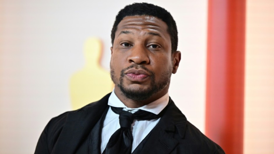 Actor Jonathan Majors, seen at the 2023 Oscars, has avoided jail time after being convicted of third-degree assault but must attend domestic violence counseling