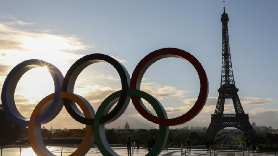 The Olympic rings will hang on the Eiffel Tower during the Games