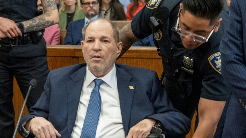 Harvey Weinstein was visibly frail as he was wheeled into a Manhattan courtroom flanked by his lawyer